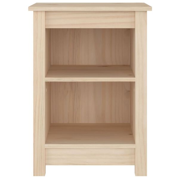 vidaXL Table de chevet 40x35x55 cm Bois de pin solide