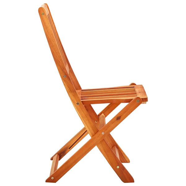 vidaXL Mobilier &agrave; d&icirc;ner d'ext&eacute;rieur pliable 7 pcs Bois d'eucalyptus