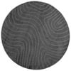 vidaXL Tapis d'int&eacute;rieur et d'ext&eacute;rieur PALMERAS Anthracite &Oslash; 160 CM