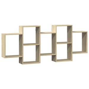 vidaXL &Eacute;tag&egrave;re murale ch&ecirc;ne sonoma 159x18x65 cm bois d'ing&eacute;nierie