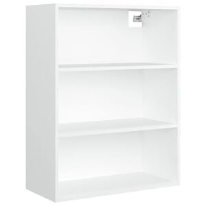 vidaXL Armoire murale suspendue Blanc 69,5x32,5x90 cm