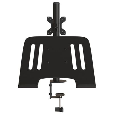 vidaXL Support de moniteur noir acier VESA 75/100 mm