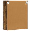 vidaXL Armoire suspendue avec &eacute;tag&egrave;re Ch&ecirc;ne fum&eacute; 59 x 20 x 71,5 cm