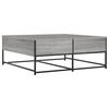 vidaXL Table basse sonoma gris 100x99x40 cm bois d'ing&eacute;nierie