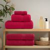 vidaXL Serviettes de douche de qualit&eacute; sup&eacute;rieure SOLUND 10 pcs rouge