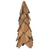 vidaXL Sapin de No&euml;l Marron 51 cm Bois de teck massif