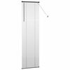 vidaXL Store de Fen&ecirc;tre avec des rideaux Noir Aluminium