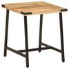 vidaXL Table d&rsquo;appoint 45x45x50 cm bois massif de manguier et fer