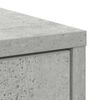 vidaXL Buffet avec tiroirs et portes gris b&eacute;ton 70,5x34x74,5 cm