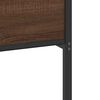 vidaXL Cadre de lit sans matelas ch&ecirc;ne marron 80x200cm bois ing&eacute;nierie