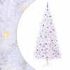 vidaXL Sapin de No&euml;l artificiel avec 300 LED Blanc 240 cm PVC et Acier