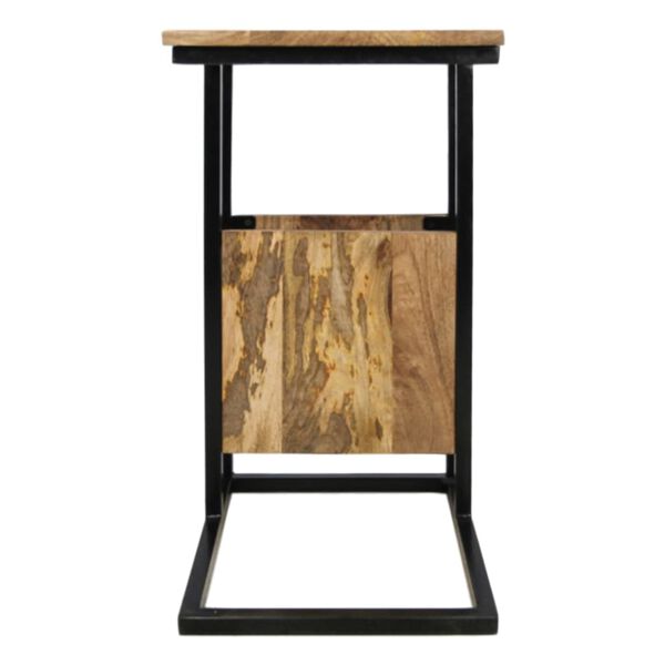 HSM Collection Table d'appoint avec porte-revues 34x40x68 cm