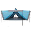vidaXL Tente familiale tipi 8 personnes bleu imperm&eacute;able