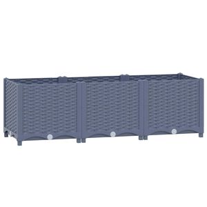 vidaXL Lit sur&eacute;lev&eacute; 120x40x38 cm Polypropyl&egrave;ne