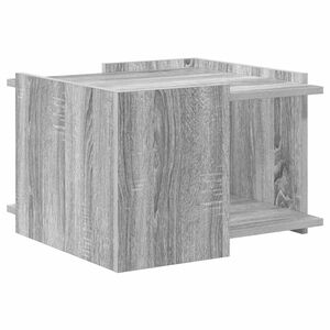 vidaXL Table basse Sonoma gris 50,5 x 50 x 33 cm Bois d'ing&eacute;nierie