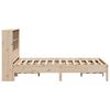 vidaXL Lit biblioth&egrave;que sans matelas 140x190 cm bois de pin massif