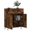 vidaXL Buffet ch&ecirc;ne fum&eacute; 69,5x34x90 cm bois d'ing&eacute;nierie