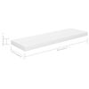 vidaXL Étagère murale flottante 4 pcs Blanc brillant 80x23,5x3,8cm MDF