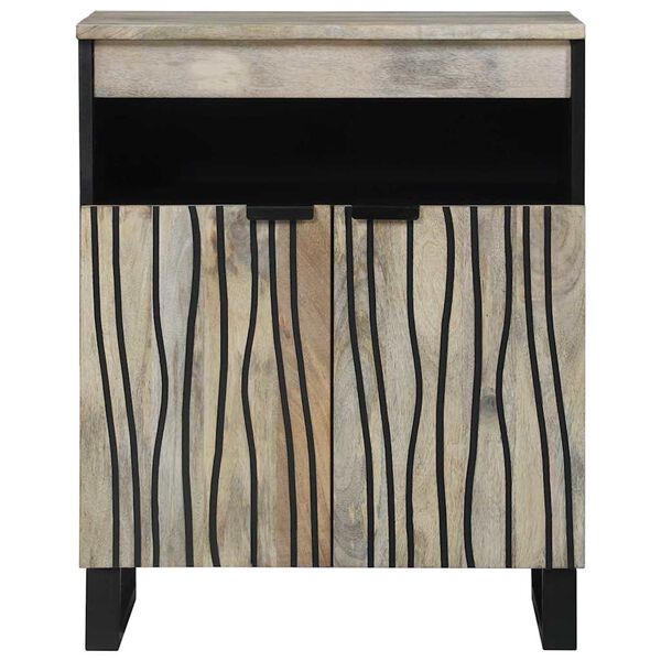 vidaXL Meubles et étagères de rangement pour médias Blanc et Noir