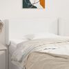 vidaXL T&ecirc;te de lit avec oreilles Blanc 93x16x78/88 cm Similicuir