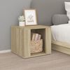 vidaXL Table de chevet Ch&ecirc;ne sonoma 41x40x36 cm Bois d'ing&eacute;nierie