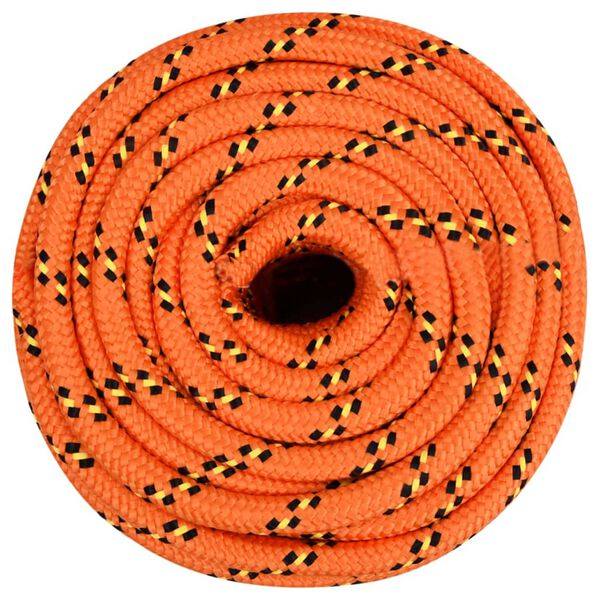 vidaXL Corde de bateau Orange 18 mm 100 m Polypropyl&egrave;ne