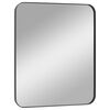 vidaXL Miroir mural Noir 50x60 cm Rectangulaire