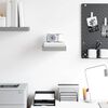 vidaXL &Eacute;tag&egrave;re flottante murale gris 23x23,5x3,8 cm MDF