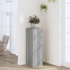 vidaXL Support pour plantes sonoma gris 33x33x100 cm bois d'ing&eacute;nierie