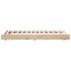 vidaXL Cadre de lit Naturel 90 x 200 cm Pin massif