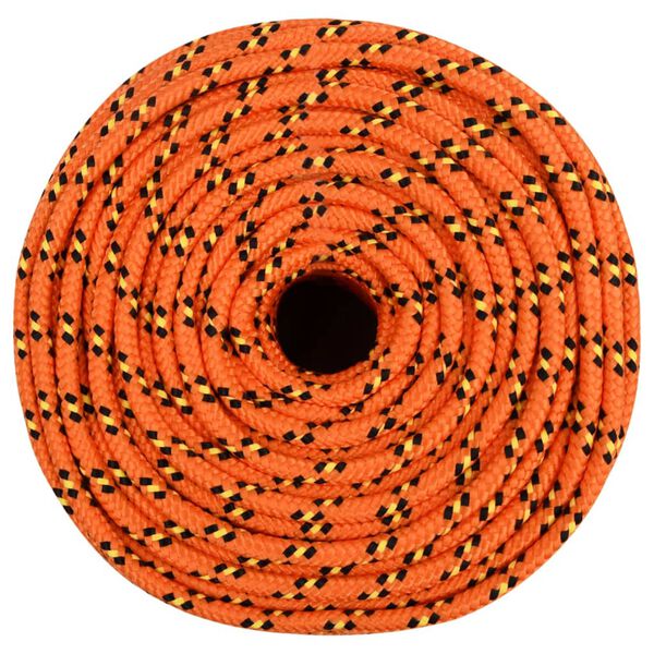 vidaXL Corde de bateau Orange 6 mm 500 m Polypropyl&egrave;ne
