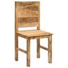 vidaXL Chaises &agrave; manger lot de 4 bois solide de manguier