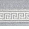 vidaXL Tapis BCF Gris avec motif 80x400 cm