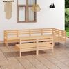 vidaXL Salon de jardin 7 pcs Bois de pin massif