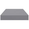 vidaXL &Eacute;tag&egrave;res murales flottantes 4 pcs Gris 40x23x3,8 cm MDF