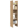 vidaXL Biblioth&egrave;que Ch&ecirc;ne artisanal 40 x 35 x 180 cm Bois d'ing&eacute;nierie