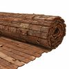 vidaXL Cl&ocirc;ture en &eacute;corce Marron 600 x 125 cm &Eacute;corce