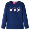 T-shirt pour enfants à manches longues bleu marine 92