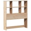 vidaXL Cadre de lit sans matelas 75x190 cm bois de pin massif