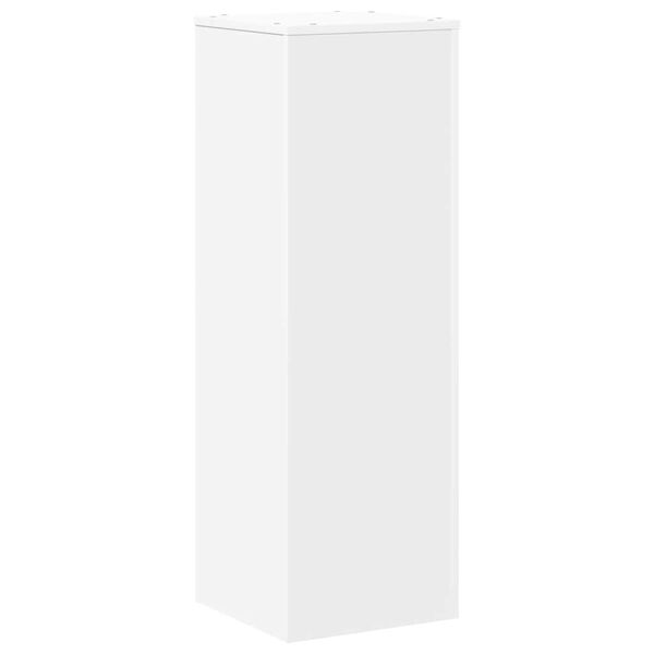 vidaXL Support pour plantes blanc 33x33x100 cm bois d'ing&eacute;nierie