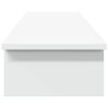 vidaXL Support de moniteur blanc 100x27x15 cm bois d'ing&eacute;nierie