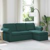 vidaXL Canap&eacute; Vert fonc&eacute;