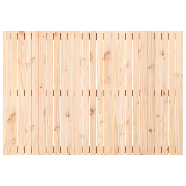 vidaXL T&ecirc;te de lit murale 159,5x3x110 cm Bois massif de pin
