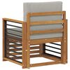 vidaXL Ensemble de canap&eacute;s d'ext&eacute;rieur Naturel 71 x 63 x 73 cm
