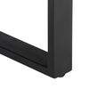 vidaXL Banc 160 cm Marron et noir Cuir v&eacute;ritable de ch&egrave;vre