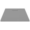 vidaXL Receveur de douche SMC Gris 100x70 cm