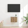 vidaXL Meuble TV mural Montage mural Ch&ecirc;ne artisan 60 x 31 x 29.5 cm