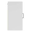 vidaXL Armoire murale de cuisine Lucca blanc bois d'ing&eacute;nierie