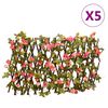 vidaXL Treillis de lierre artificiel extensible 5 pcs 180x30 cm