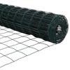 vidaXL Clôture Euro Vert 0,6 x 50 m Fer revêtu de PVC